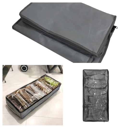 6 Pocket Dust Proof Shoes Storage Organizer...