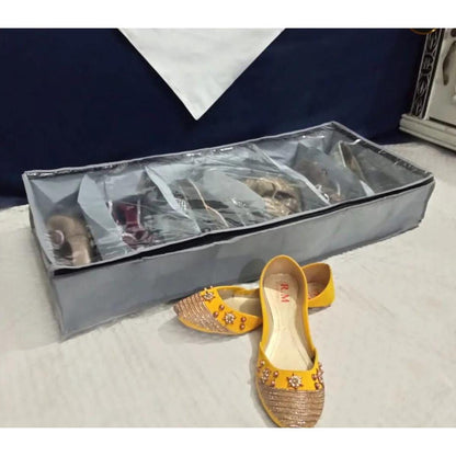 6 Pocket Dust Proof Shoes Storage Organizer...
